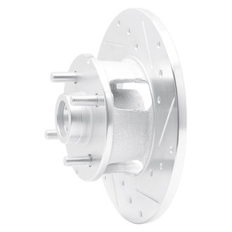 R1 Concepts® - eLINE™ Drilled and Slotted 1-Piece Front Passenger Side Brake Rotor