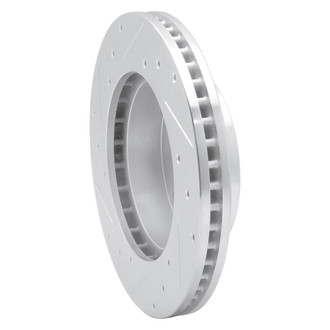 R1 Concepts® - eLINE™ Drilled and Slotted 1-Piece Rear Passenger Side Brake Rotor