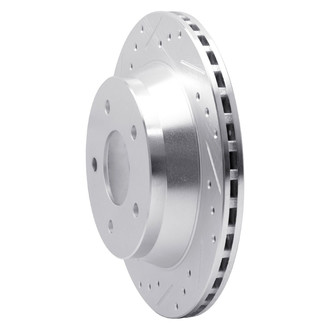 R1 Concepts® - eLINE™ Drilled and Slotted 1-Piece Front Driver Side Brake Rotor
