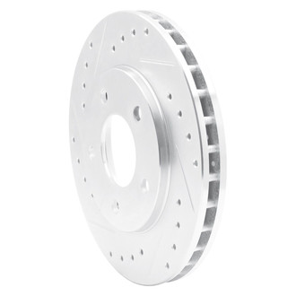 R1 Concepts® - eLINE™ Drilled and Slotted 1-Piece Front Driver Side Brake Rotor