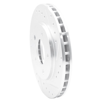 R1 Concepts® - eLINE™ Drilled and Slotted 1-Piece Front Passenger Side Brake Rotor