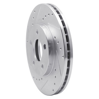 R1 Concepts® - eLINE™ Drilled and Slotted 1-Piece Front Driver Side Brake Rotor