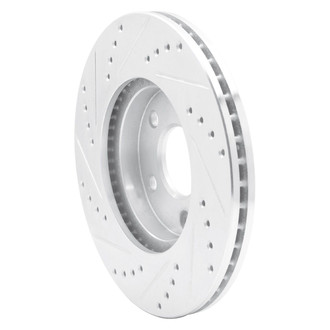 R1 Concepts® - eLINE™ Drilled and Slotted 1-Piece Front Passenger Side Brake Rotor