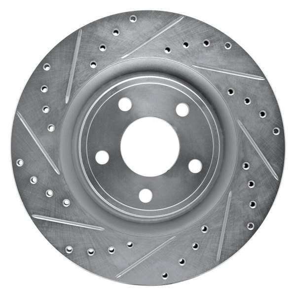 R1 Concepts® - eLINE™ Drilled and Slotted 1-Piece Front Brake Rotor