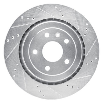 R1 Concepts® - eLINE™ Drilled and Slotted 1-Piece Rear Passenger Side Brake Rotor