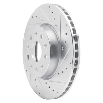 R1 Concepts® - eLINE™ Drilled and Slotted 1-Piece Front Passenger Side Brake Rotor