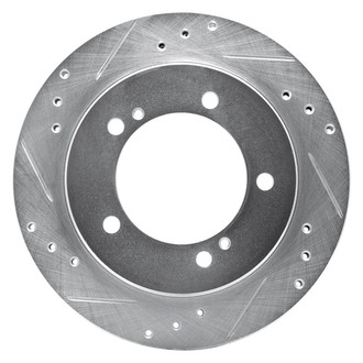 R1 Concepts® - eLINE™ Drilled and Slotted 1-Piece Front Driver Side Brake Rotor