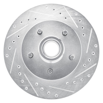 R1 Concepts® - eLINE™ Drilled and Slotted 1-Piece Front Passenger Side Brake Rotor