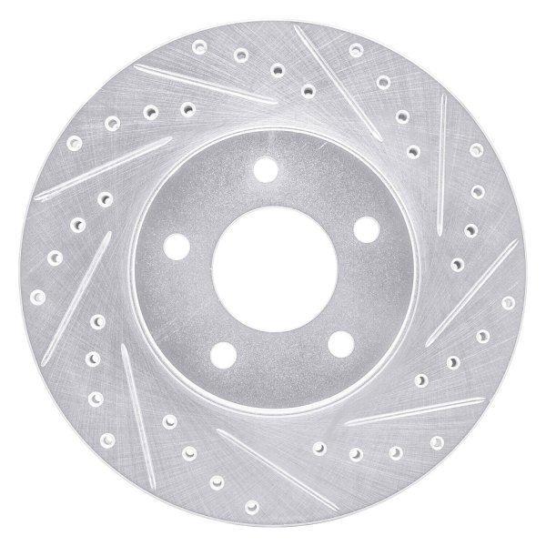 R1 Concepts® - eLINE™ Drilled and Slotted 1-Piece Front Brake Rotor