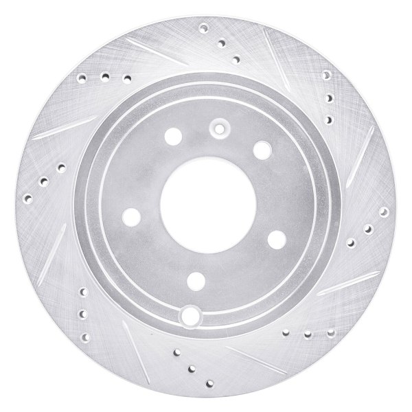 R1 Concepts® - eLINE™ Drilled and Slotted 1-Piece Rear Brake Rotor