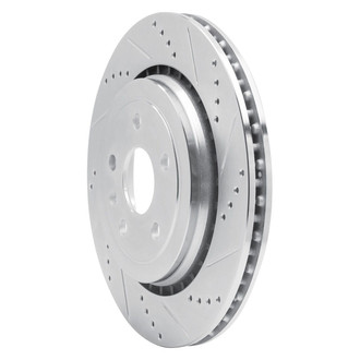 R1 Concepts® - eLINE™ Drilled and Slotted 1-Piece Rear Passenger Side Brake Rotor
