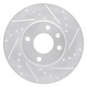R1 Concepts® - eLINE™ Drilled and Slotted 1-Piece Front Passenger Side Brake Rotor