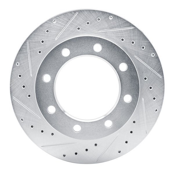 R1 Concepts® - eLINE™ Drilled and Slotted 1-Piece Front Brake Rotor