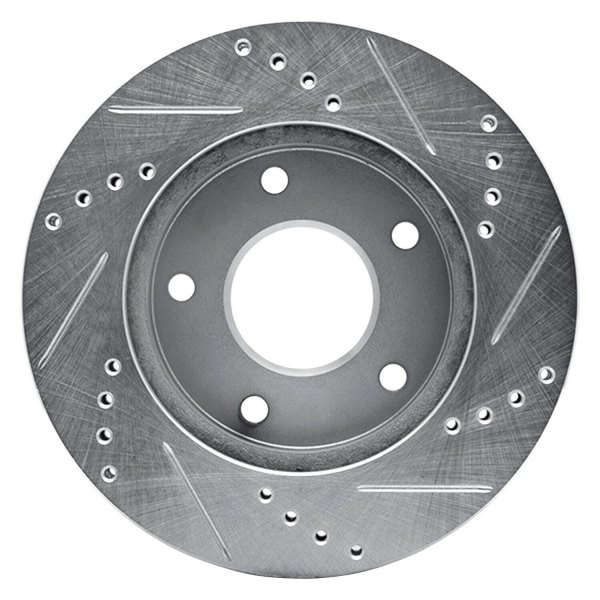 R1 Concepts® - eLINE™ Drilled and Slotted 1-Piece Front Brake Rotor