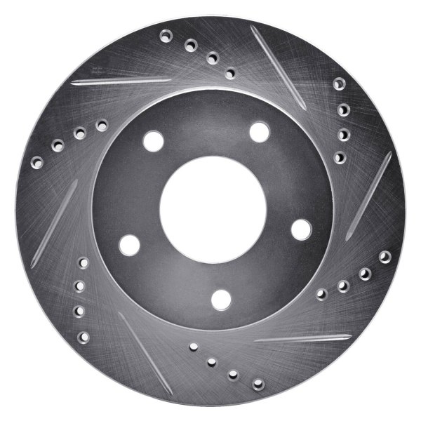 R1 Concepts® - eLINE™ Drilled and Slotted 1-Piece Front Brake Rotor