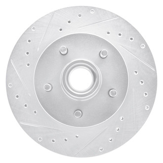 R1 Concepts® - eLINE™ Drilled and Slotted 1-Piece Front Driver Side Brake Rotor