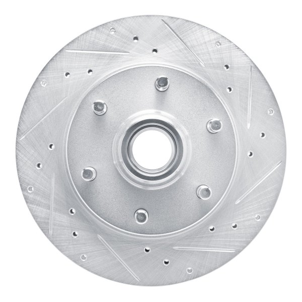 R1 Concepts® - eLINE™ Drilled and Slotted 1-Piece Front Brake Rotor