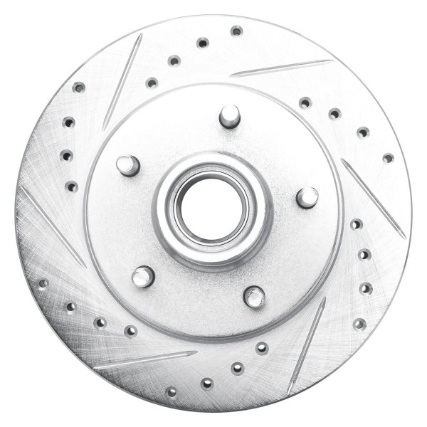 R1 Concepts® - eLINE™ Drilled and Slotted 1-Piece Front Brake Rotor