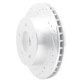 R1 Concepts® - eLINE™ Drilled and Slotted 1-Piece Front Driver Side Brake Rotor