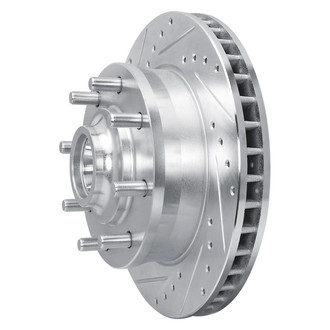 R1 Concepts® - eLINE™ Drilled and Slotted 1-Piece Front Driver Side Brake Rotor