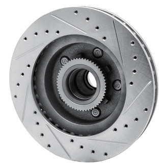 R1 Concepts® - eLINE™ Drilled and Slotted 1-Piece Front Driver Side Brake Rotor