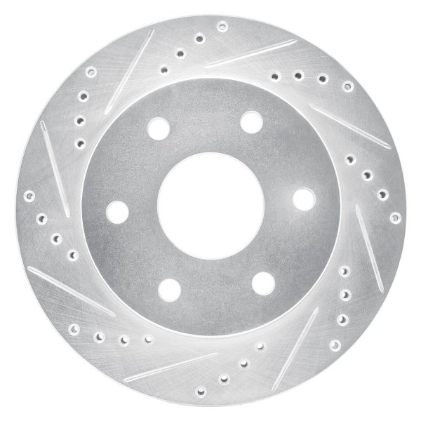 R1 Concepts® - eLINE™ Drilled and Slotted 1-Piece Front Brake Rotor