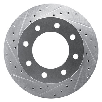R1 Concepts® - eLINE™ Drilled and Slotted 1-Piece Front Driver Side Brake Rotor