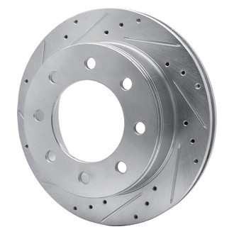 R1 Concepts® - eLINE™ Drilled and Slotted 1-Piece Rear Driver Side Brake Rotor