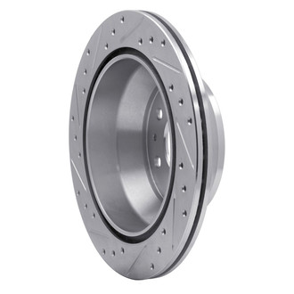 R1 Concepts® - eLINE™ Drilled and Slotted 1-Piece Rear Passenger Side Brake Rotor