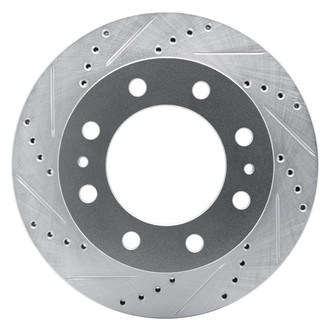 R1 Concepts® - eLINE™ Drilled and Slotted 1-Piece Front Driver Side Brake Rotor