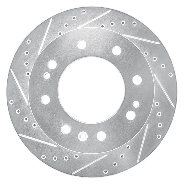 R1 Concepts® - eLINE™ Drilled and Slotted 1-Piece Front Brake Rotor