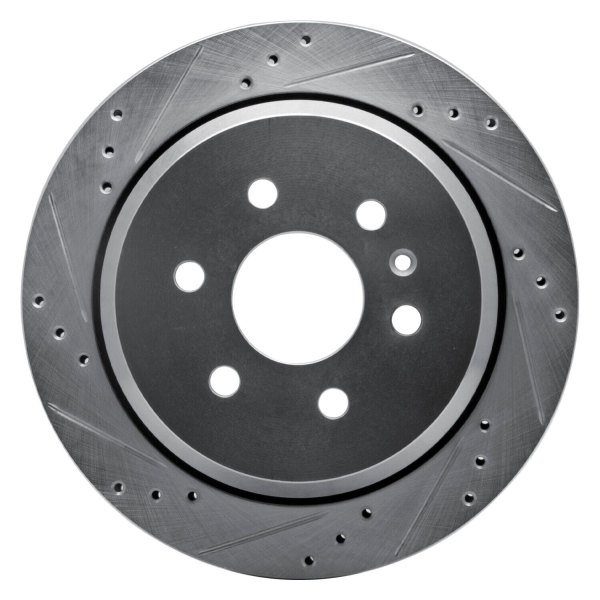 R1 Concepts® - eLINE™ Drilled and Slotted 1-Piece Rear Brake Rotor