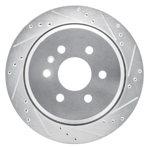 R1 Concepts® - eLINE™ Drilled and Slotted 1-Piece Rear Brake Rotor