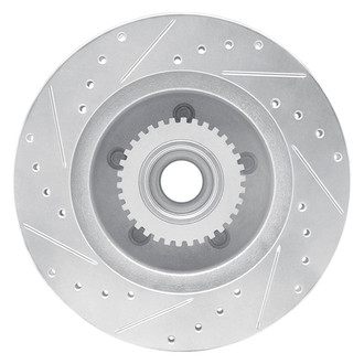 R1 Concepts® - eLINE™ Drilled and Slotted 1-Piece Front Passenger Side Brake Rotor