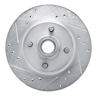 R1 Concepts® - eLINE™ Drilled and Slotted 1-Piece Front Driver Side Brake Rotor