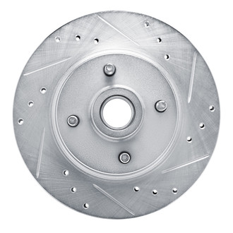 R1 Concepts® - eLINE™ Drilled and Slotted 1-Piece Front Passenger Side Brake Rotor
