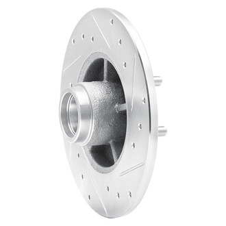 R1 Concepts® - eLINE™ Drilled and Slotted 1-Piece Front Driver Side Brake Rotor