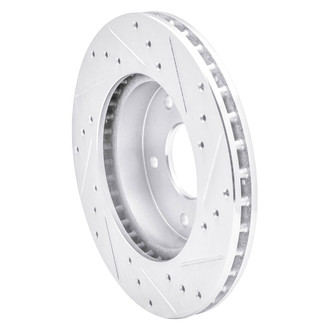 R1 Concepts® - eLINE™ Drilled and Slotted 1-Piece Rear Driver Side Brake Rotor