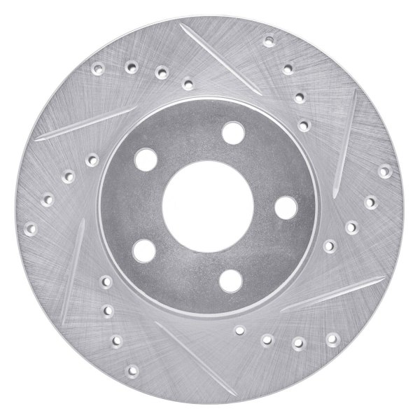 R1 Concepts® - eLINE™ Drilled and Slotted 1-Piece Front Brake Rotor