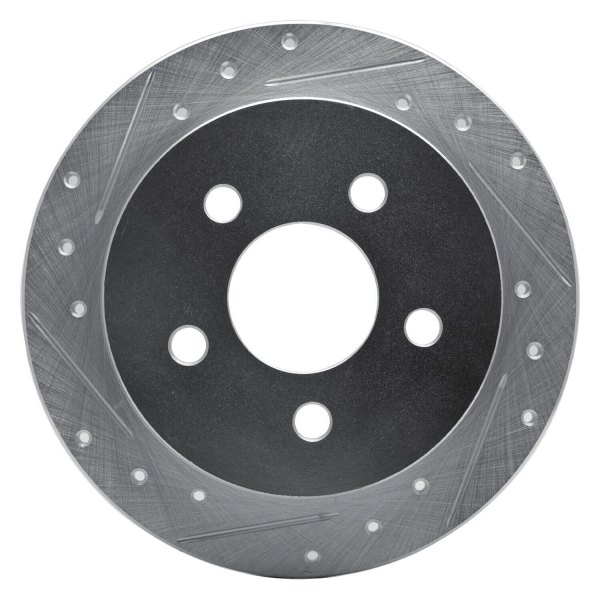 R1 Concepts® - eLINE™ Drilled and Slotted 1-Piece Rear Brake Rotor