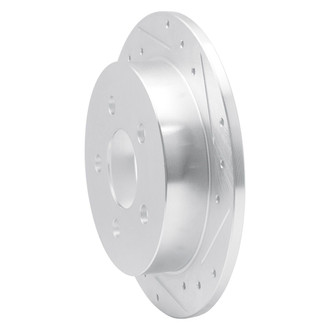 R1 Concepts® - eLINE™ Drilled and Slotted 1-Piece Rear Passenger Side Brake Rotor