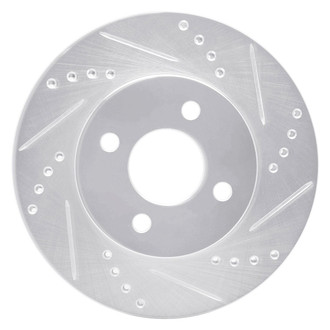 R1 Concepts® - eLINE™ Drilled and Slotted 1-Piece Front Passenger Side Brake Rotor