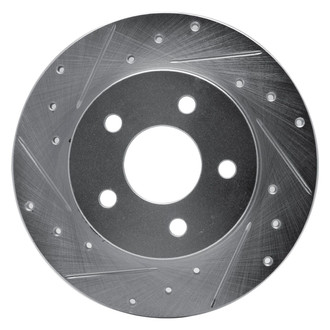 R1 Concepts® - eLINE™ Drilled and Slotted 1-Piece Rear Driver Side Brake Rotor