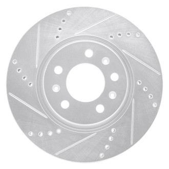 R1 Concepts® - eLINE™ Drilled and Slotted 1-Piece Front Driver Side Brake Rotor