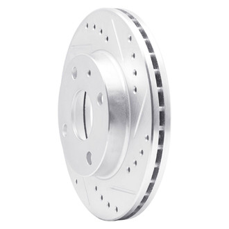 R1 Concepts® - eLINE™ Drilled and Slotted 1-Piece Front Passenger Side Brake Rotor