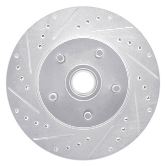 R1 Concepts® - eLINE™ Drilled and Slotted 1-Piece Front Driver Side Brake Rotor