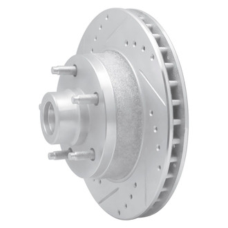 R1 Concepts® - eLINE™ Drilled and Slotted 1-Piece Front Brake Rotor