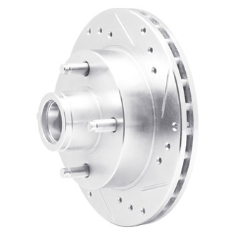 R1 Concepts® - eLINE™ Drilled and Slotted 1-Piece Front Passenger Side Brake Rotor