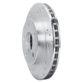 R1 Concepts® - eLINE™ Drilled and Slotted 1-Piece Rear Driver Side Brake Rotor