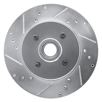 R1 Concepts® - eLINE™ Drilled and Slotted 1-Piece Front Driver Side Brake Rotor